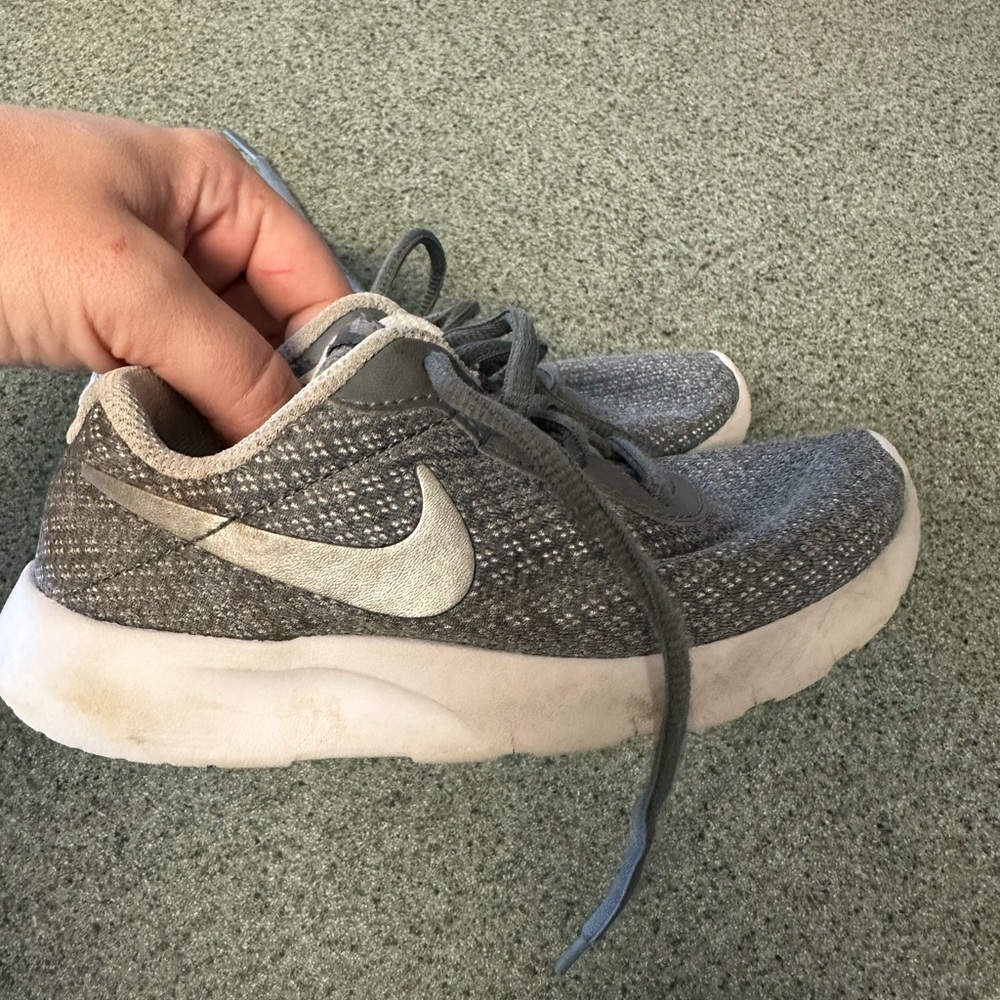 Nike 11c gray tennis shoes